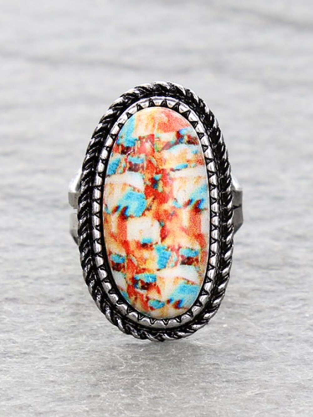 Oval Adjustable Ring
